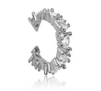 Silver FAYE Teardrop Ear Cuff