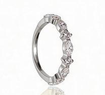 Silver BLISS Conch Hoop