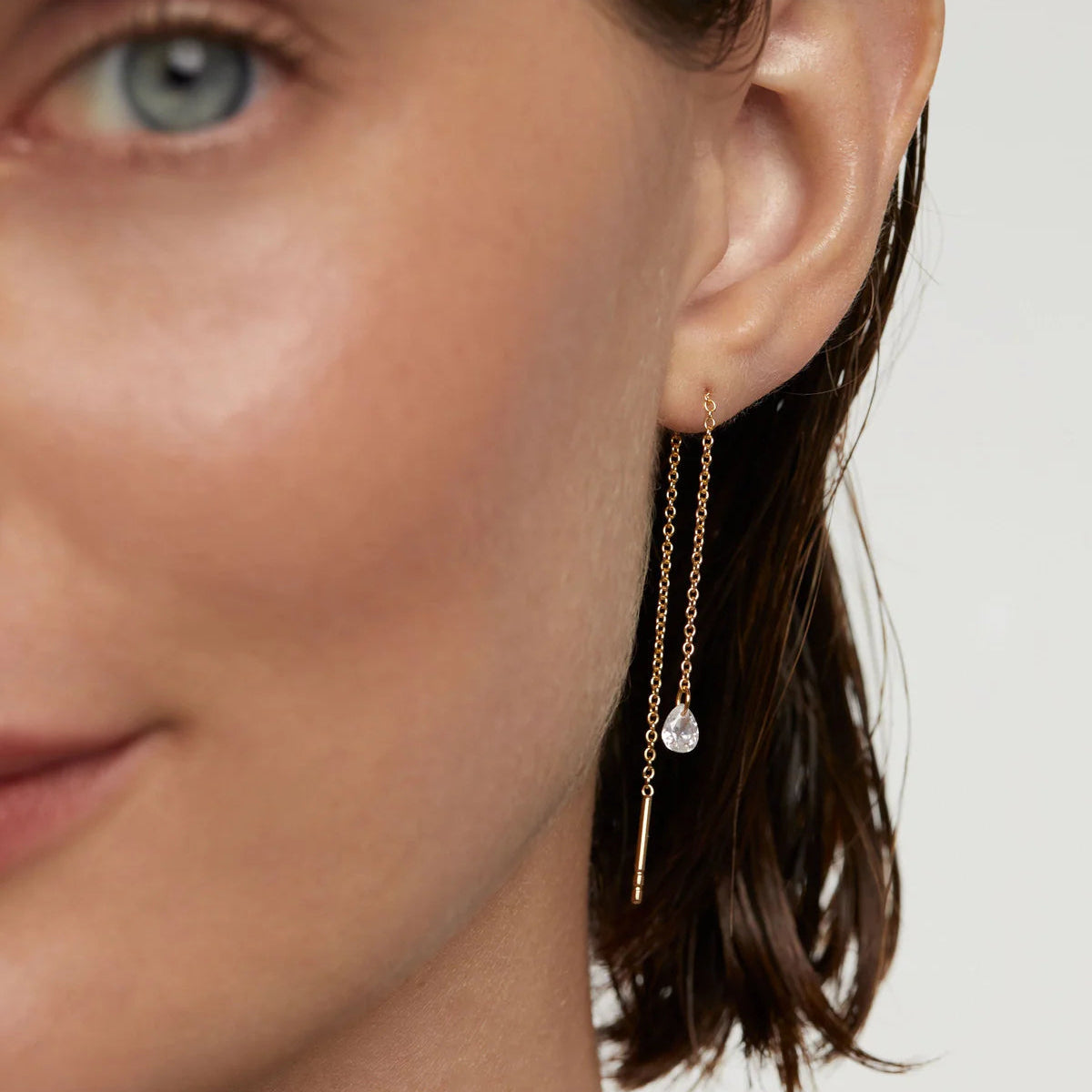 Waterfall Drop Threader Earrings