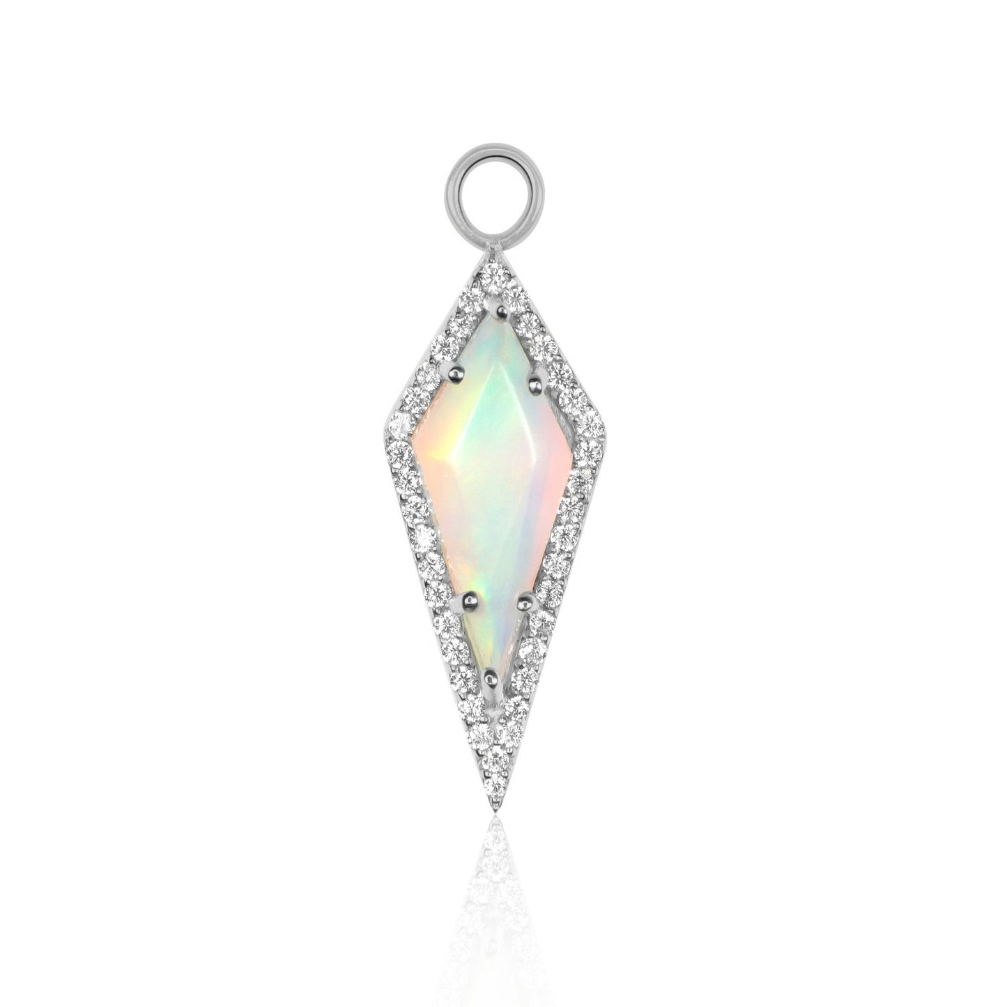 Aura Mini Moonstone Pave Kite Charm