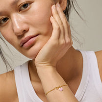 Gold Ball Chain Bracelet (62 Flamingo)