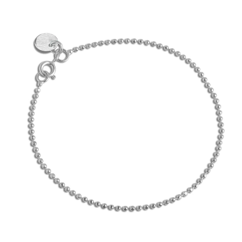 Silver Ball Chain Bracelet