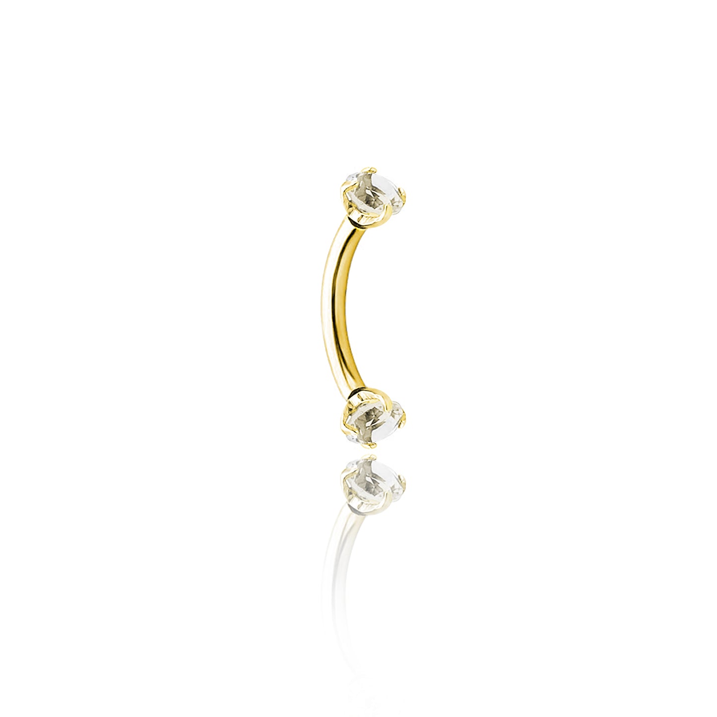 Crystal Curved Barbell