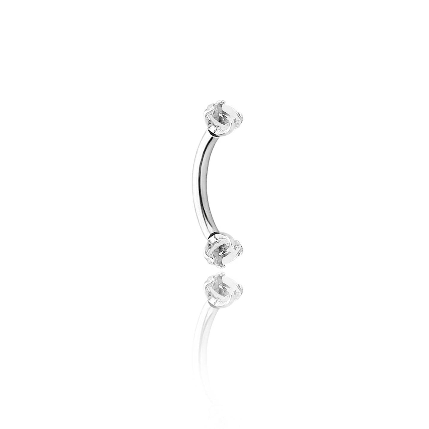 Crystal Curved Barbell