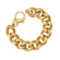Gold Thick Curb Bracelet