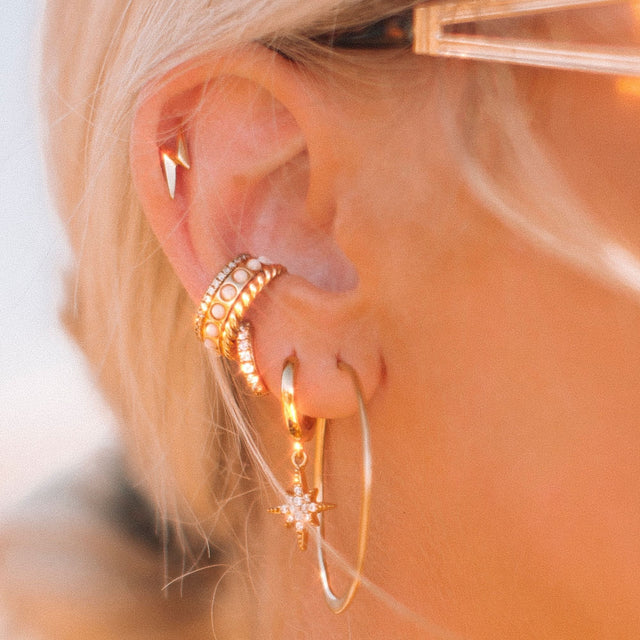 Flat Hoop Earrings