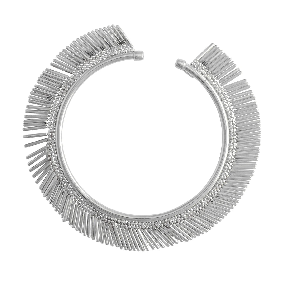 Silver Tassle Bangle