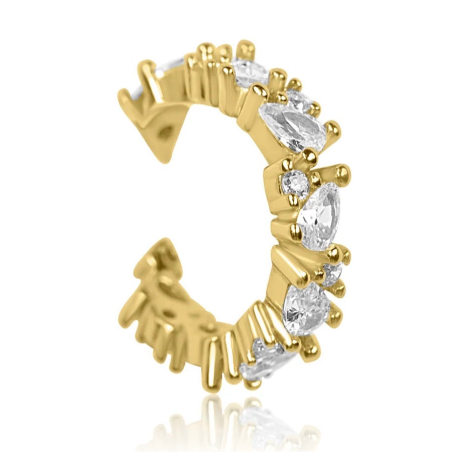 Gold FAYE Teardrop Ear Cuff