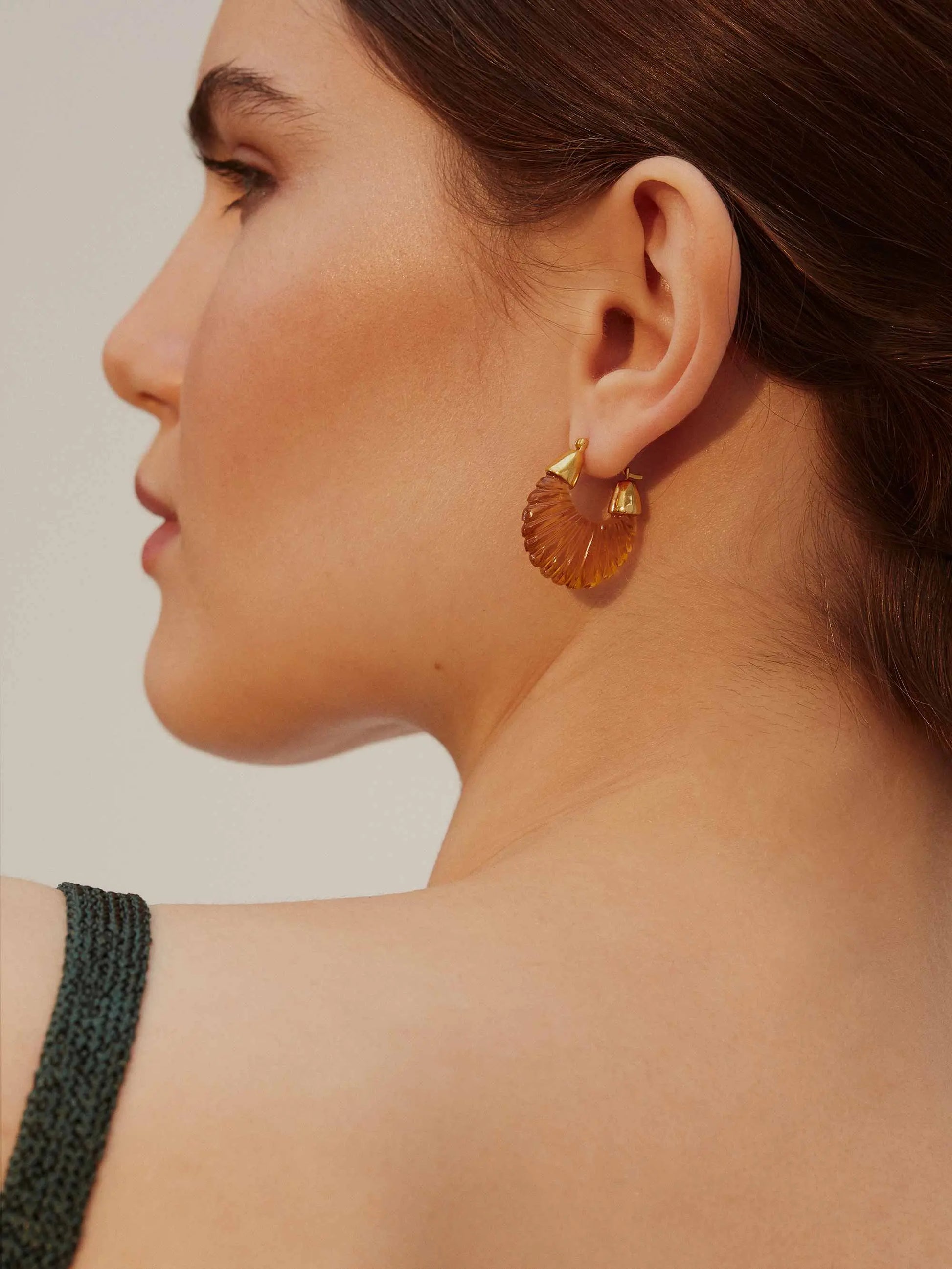 Ettienne Earrings Green