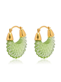 Ettienne Earrings Green