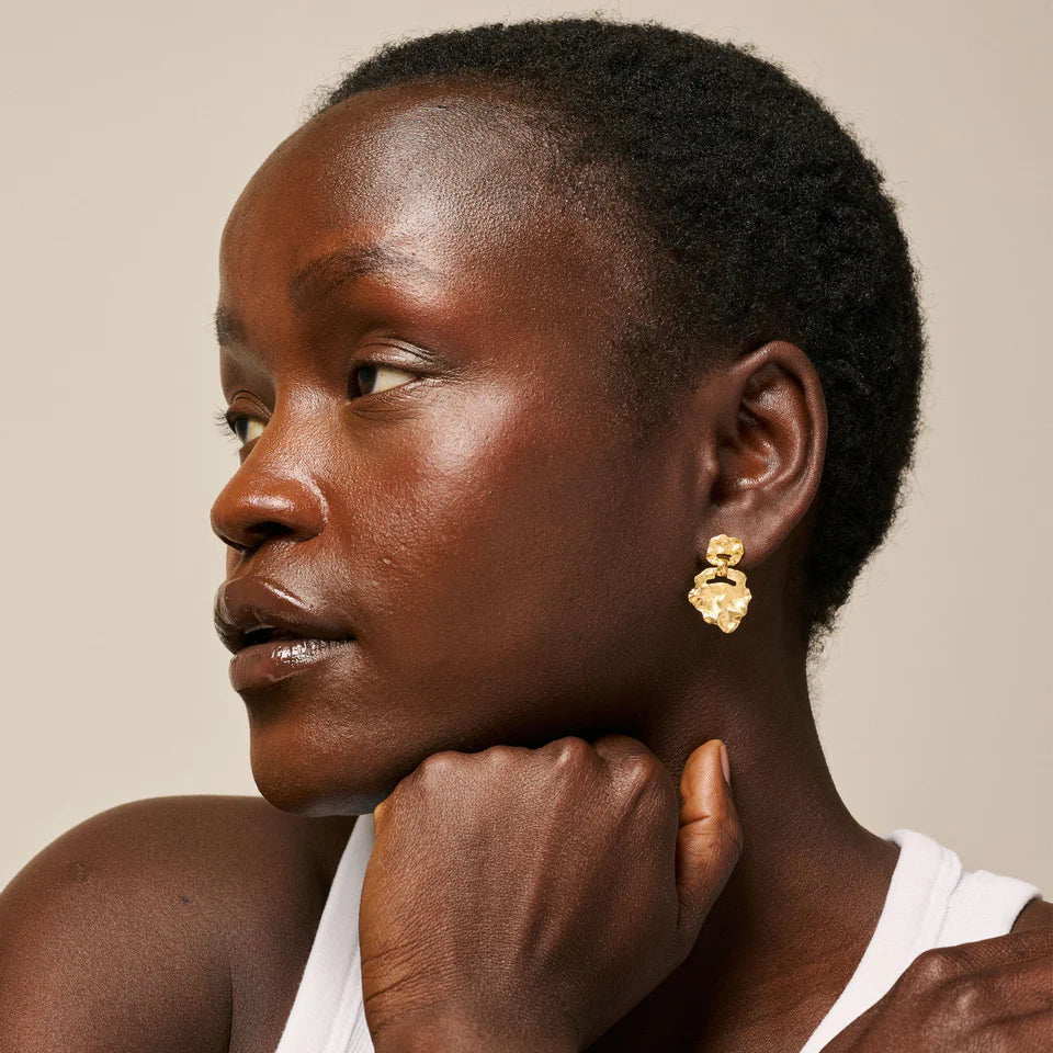 Small Gold Windy Earring