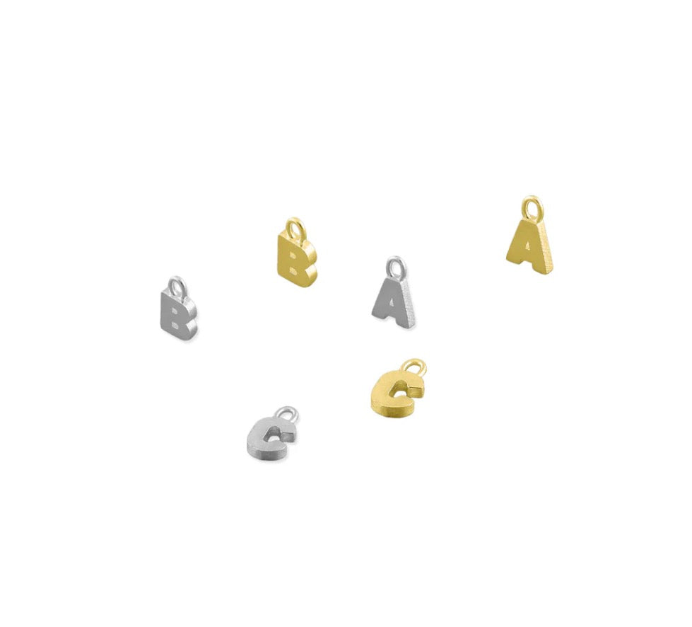 Riva Charm Letters - Silver