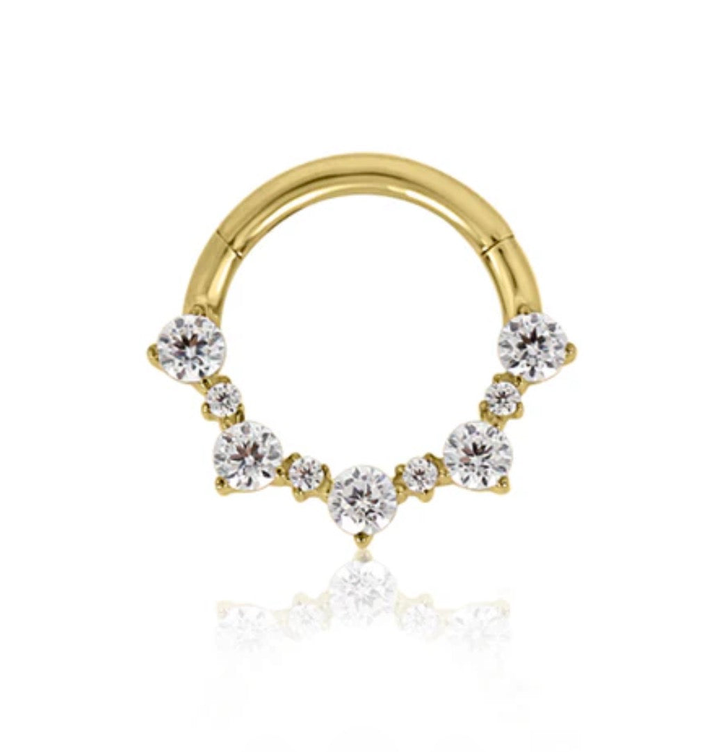 Gold CAMILLE Daith Hoop