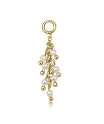 Palma pearl shaker charm gold