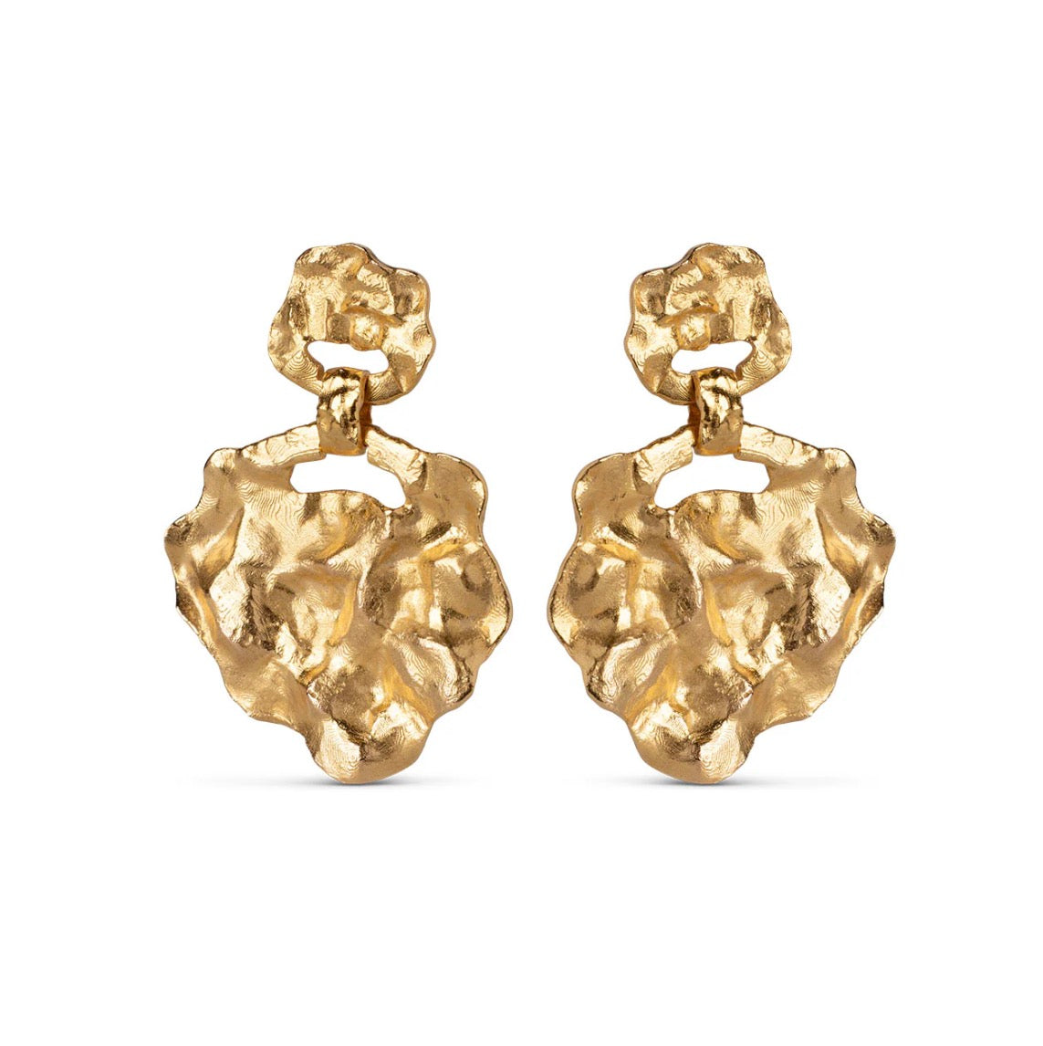 Large Gold Windy Earring