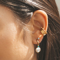 Gold Wide Single Ear cuff