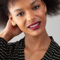 Gold Chunky Huggie Earrings