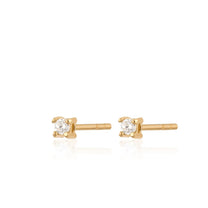 Teeny Tiny Stud Earrings - Clear