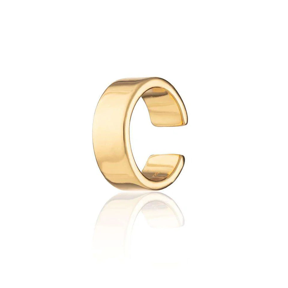 Gold Wide Single Ear cuff
