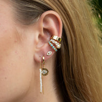Gold Wide Single Ear cuff