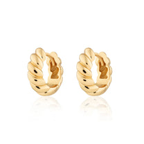 Hannah Martin Twist &amp; Shout Huggie Earrings