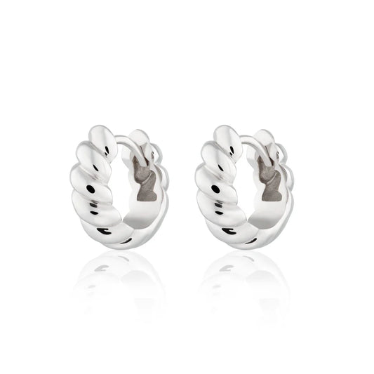 Hannah Martin Twist & Shout Huggie Earrings