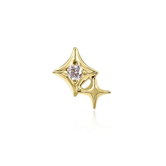 Havana Starbust Cartilage Labret Stud