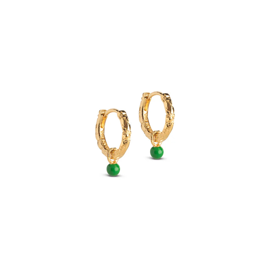 Grass Green Belle Hoops