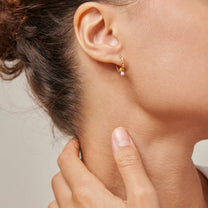 Light Pink Belle Hoops