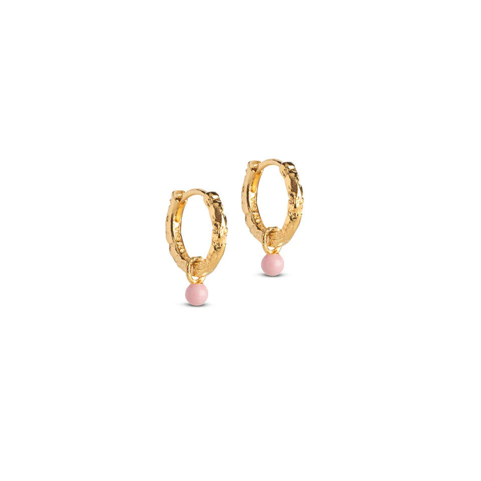 Light Pink Belle Hoops