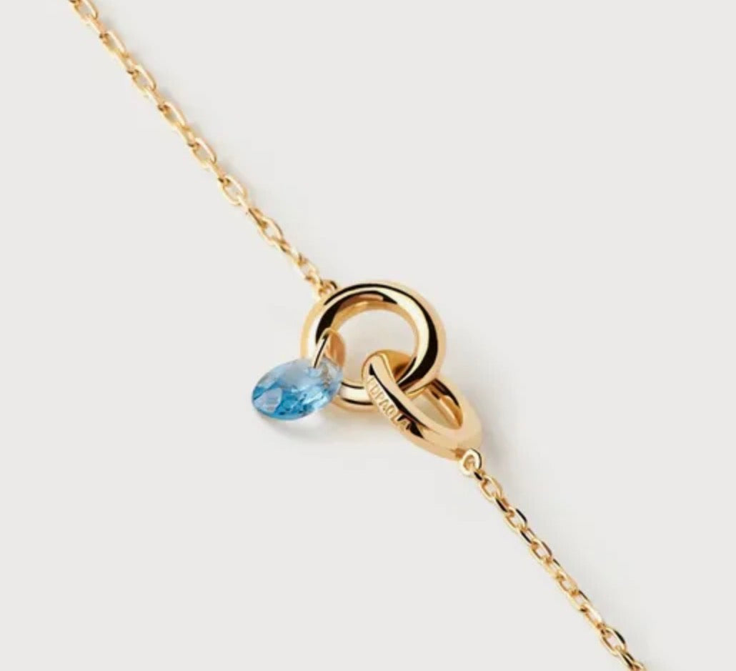 Blue Lily Bracelet