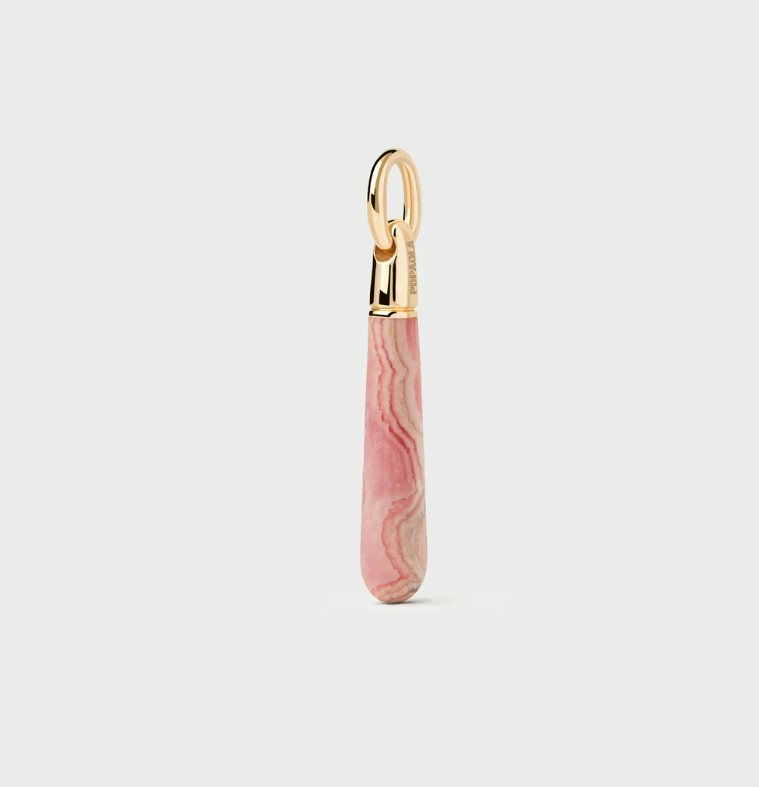 Rhodochrosite Large Drop pendant