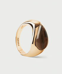 Quartz Luna Stamp Ring