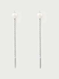 La Perla Lyra Silver Earrings