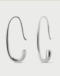 Eira Silver Hoops