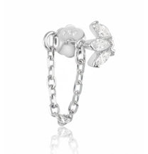 Silver LANI Chain Stud