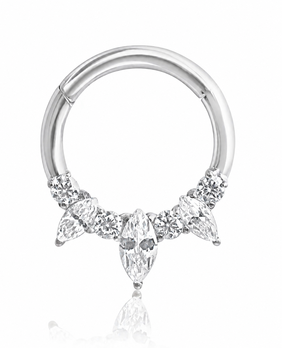 Silver FEYA Daith Hoop