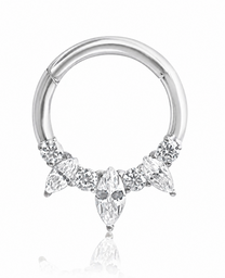 Silver FEYA Daith Hoop