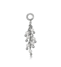 Palma pearl shaker charm silver