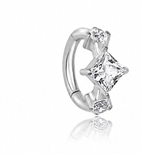 Vega cartilage hoop silver