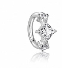 Vega cartilage hoop silver