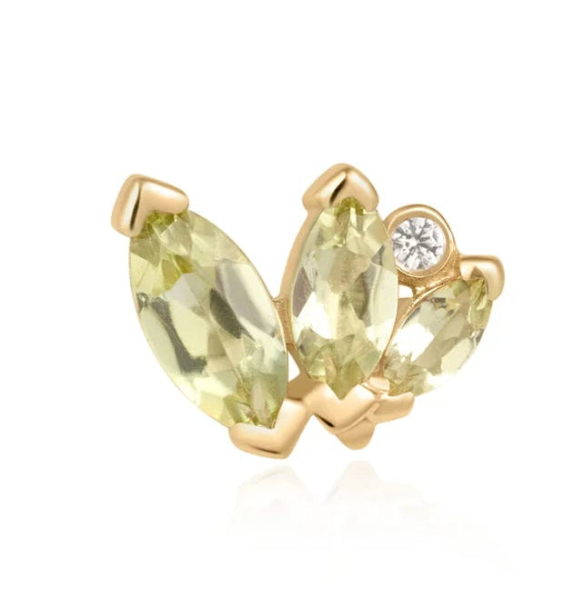 Idun - White Saphire / Peridot
