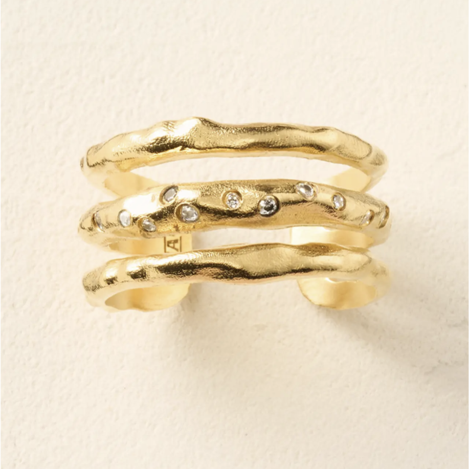 Iris Ring | Jewelry Gold Gift Waterproof