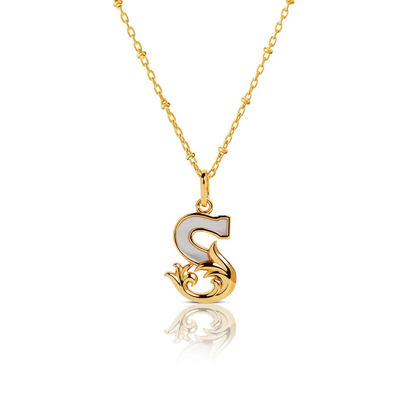 S – Gold with Mother of Pearl