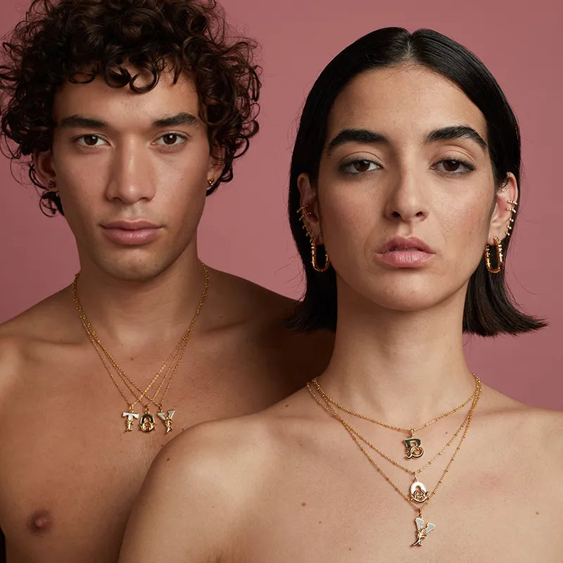 S – Gold with Mother of Pearl