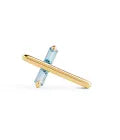Angel Kiss Earring – November – Topaz – Gold Vermeil
