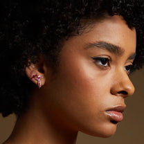 Gold Vermeil Lucky Star Pearl Earrings