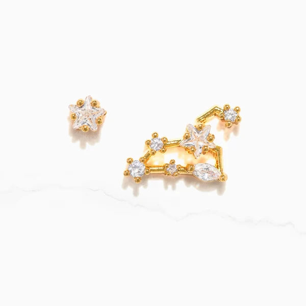 Constellation Studs - Gold / Leo