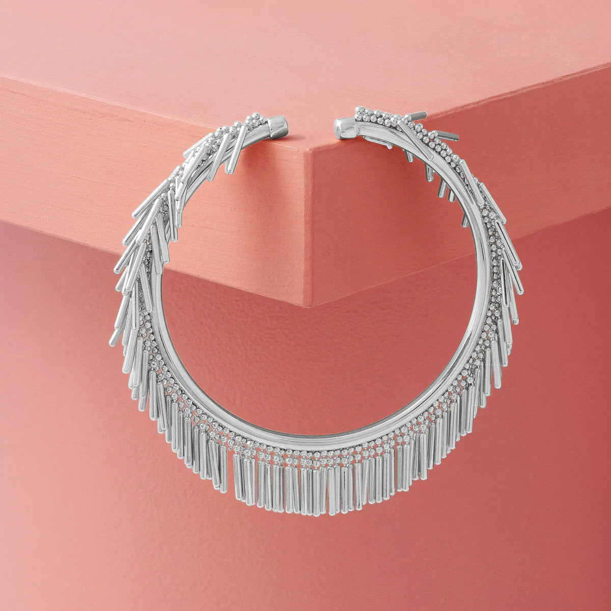 Silver Tassle Bangle