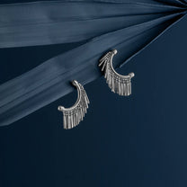 Silver Mini Tassle Earrings